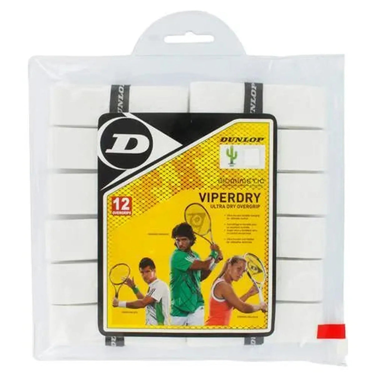 Viperdry White 12 Pack Ultra Dry Tennis Overgrip - Kings Dr