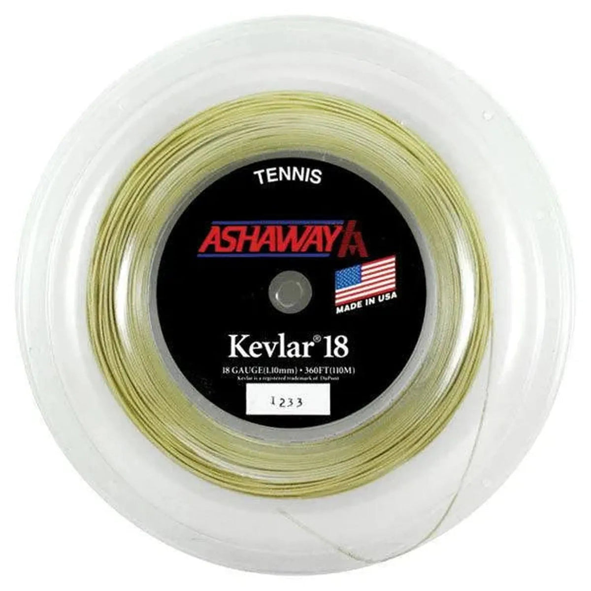 White - Kevlar 1.10/18G 360 Foot String Reel - Kings Dr