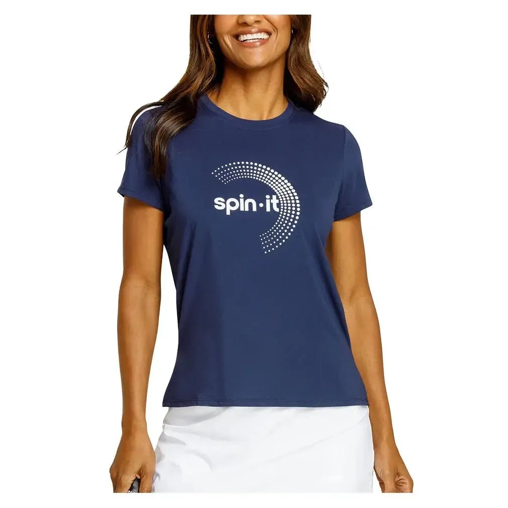 Women's Bijou Boxy Short Sleeve Pickleball Top - Kings Dr