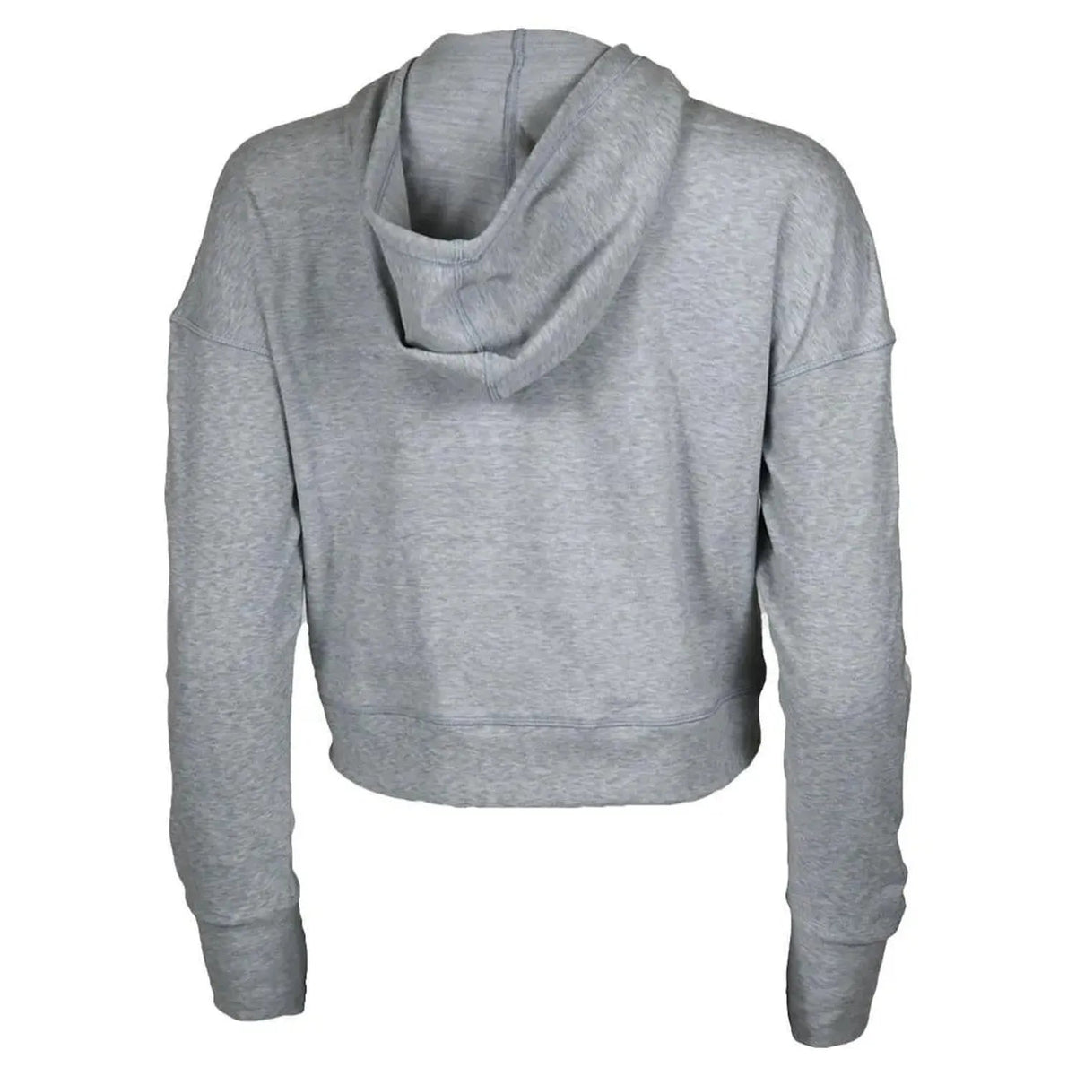 Womens Cropped Fleece Hoodie Glacier Gray - Kings Dr