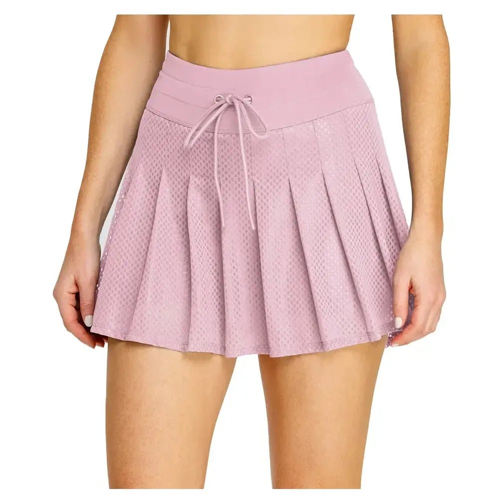 Women's Kelli 14.5 Inch Pleated Pickleball Skort Lavender Mist - Kings Dr
