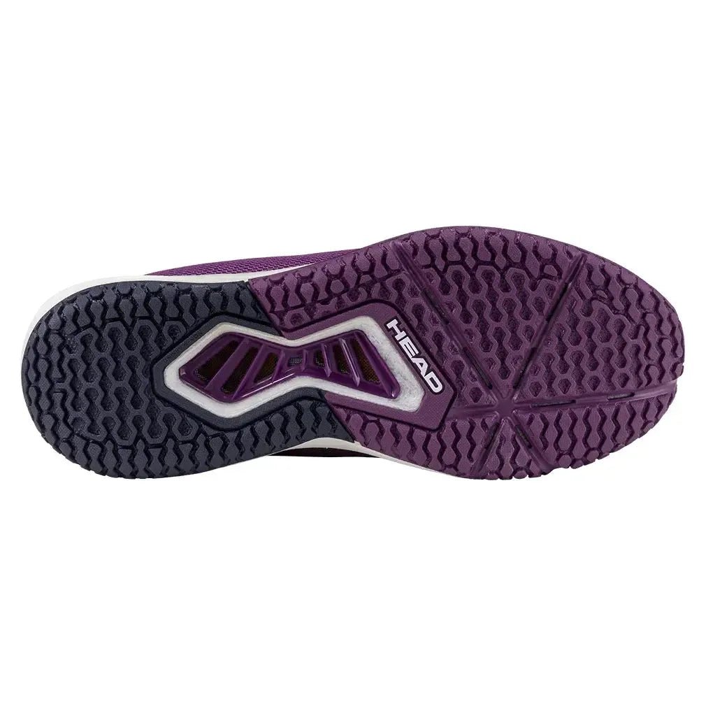 Women's Motion Pro Pickleball Shoes Plum and White - Kings Dr
