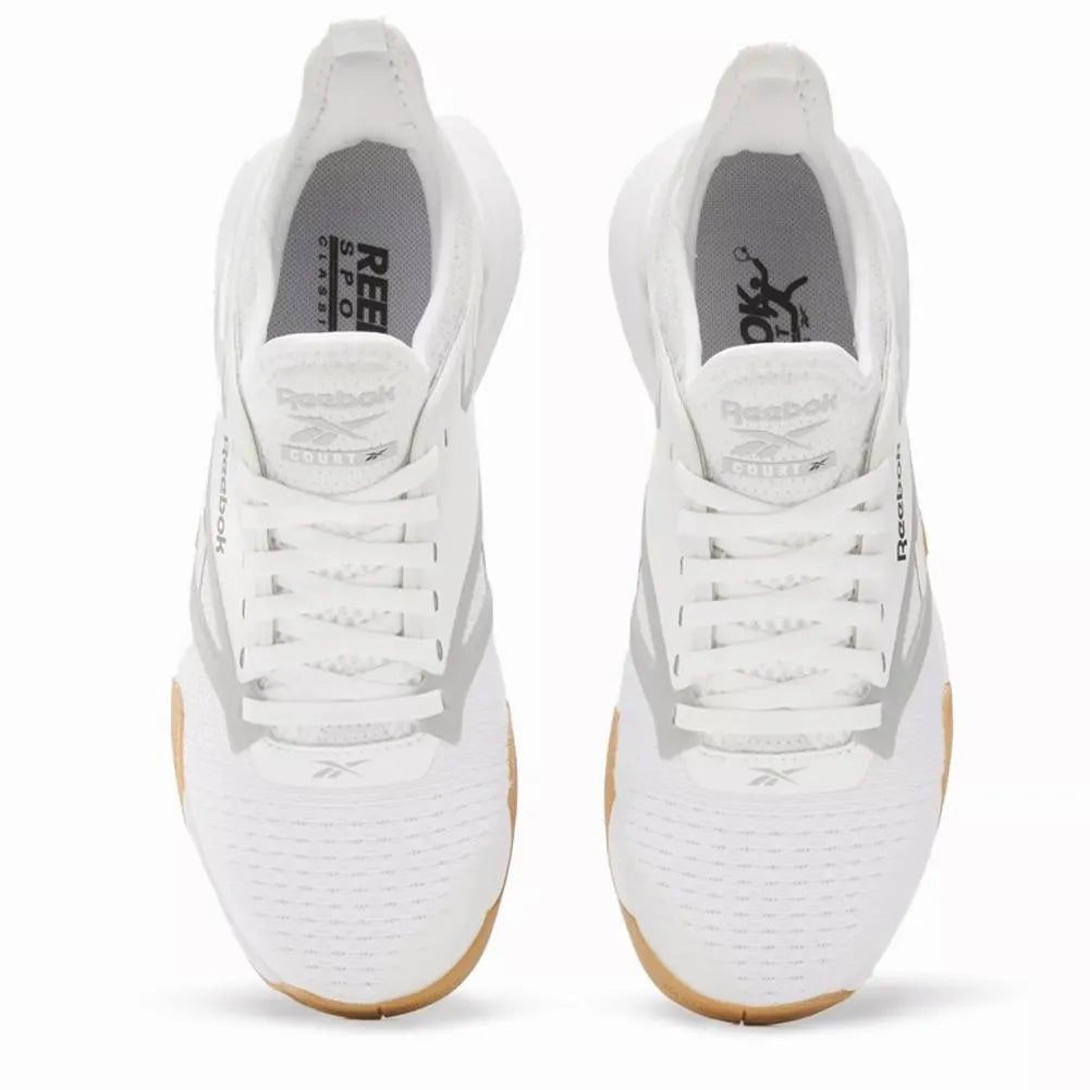 Women's Nano Court Shoes White and Black - Kings Dr