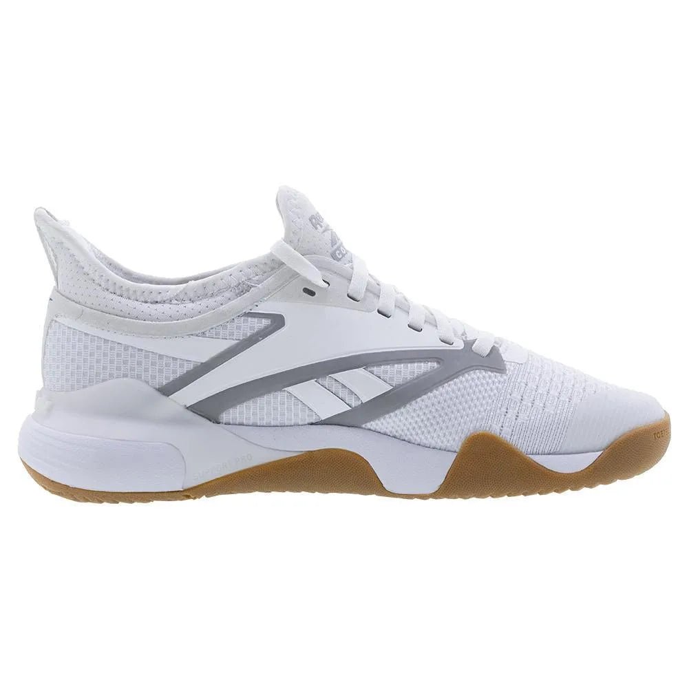 Women's Nano Court Shoes White and Black - Kings Dr