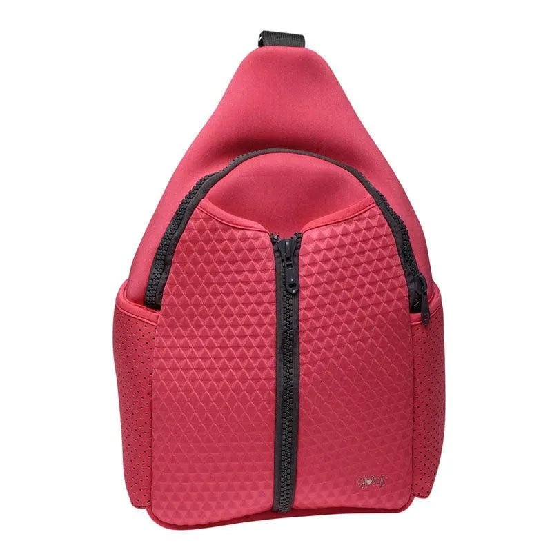 Women's Neoprene Pickleball Sling Bag Coral - Kings Dr