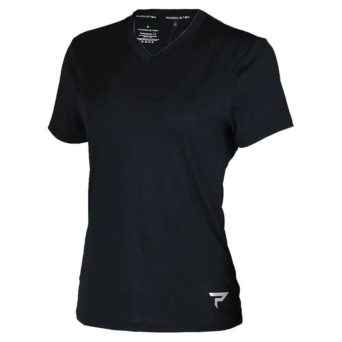 Womens Short Sleeve Performance Top Black and Sleet - Kings Dr
