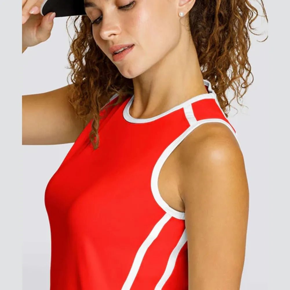 Womens Stance Sleeveless Pickleball Top Flamenco - Kings Dr