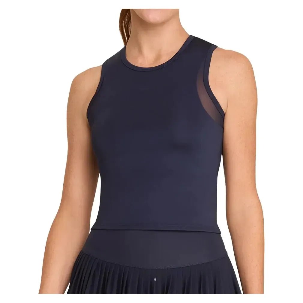 Women's Yana Cropped Pickleball Tank with Bra - Kings Dr