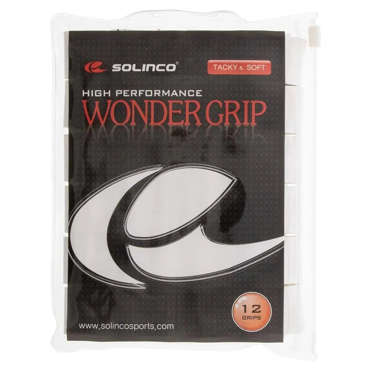 Wonder Tacky Tennis Over Grip White 12 Pack - Kings Dr
