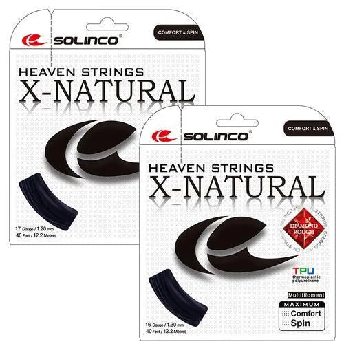 X-Natural Tennis String Black - Kings Dr