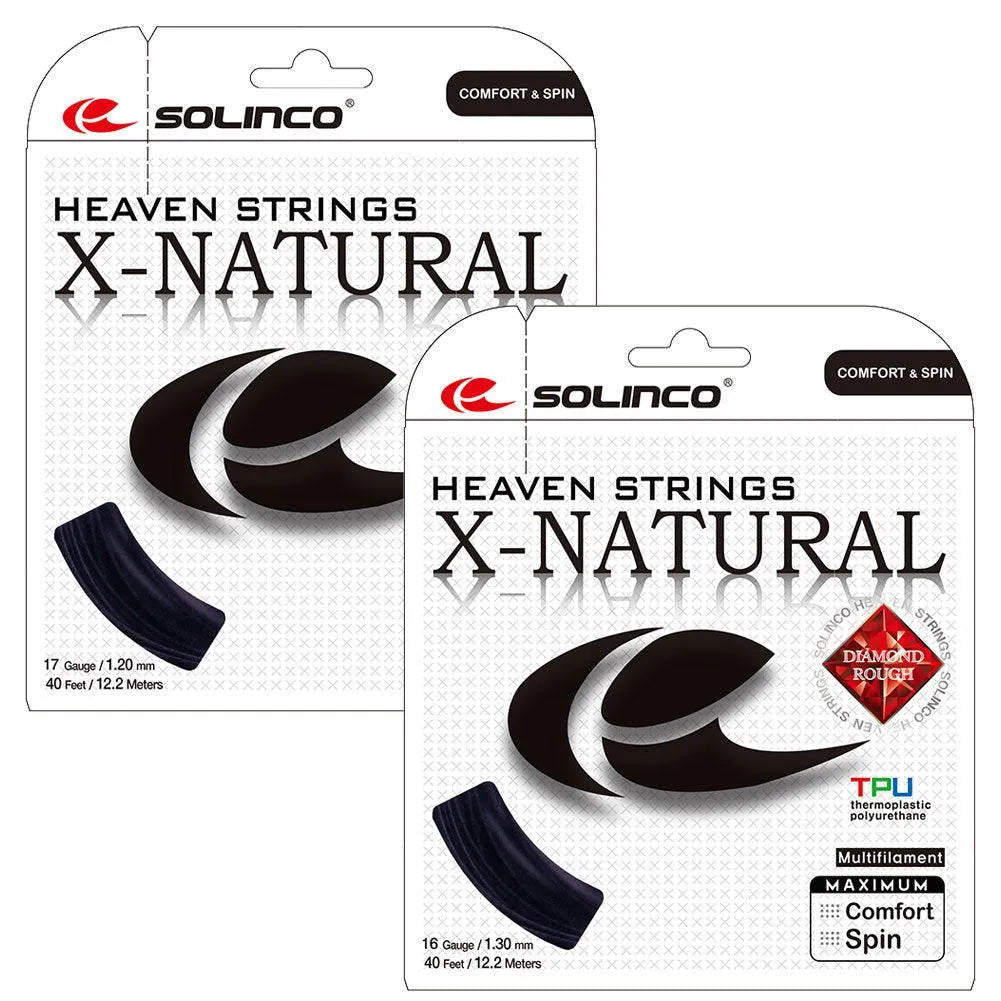 X-Natural Tennis String Black - Kings Dr