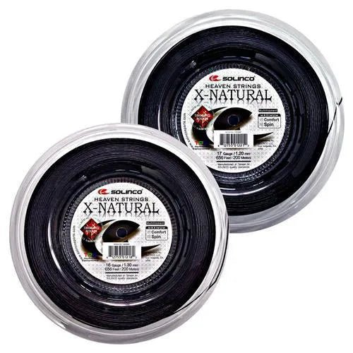 X-Natural Tennis String Reel Black - Kings Dr