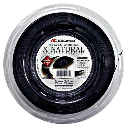 X-Natural Tennis String Reel Black - Kings Dr