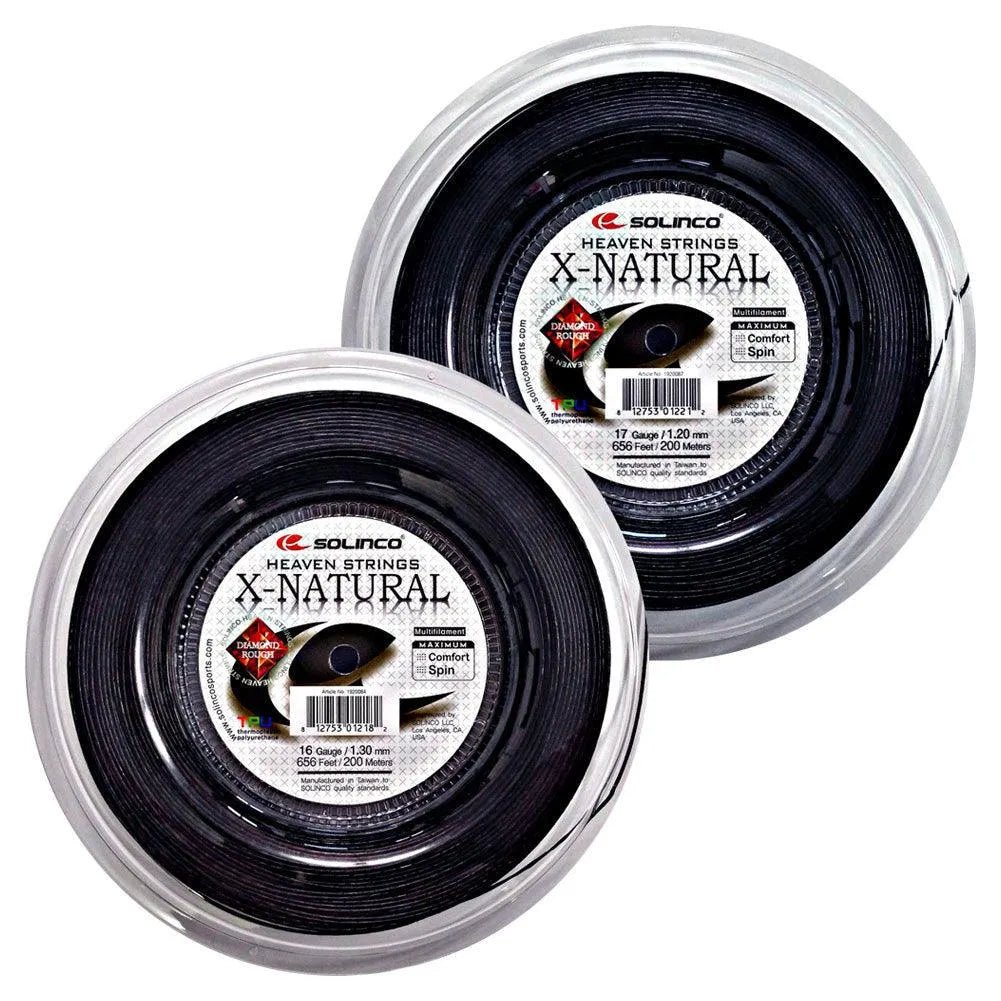 X-Natural Tennis String Reel Black - Kings Dr
